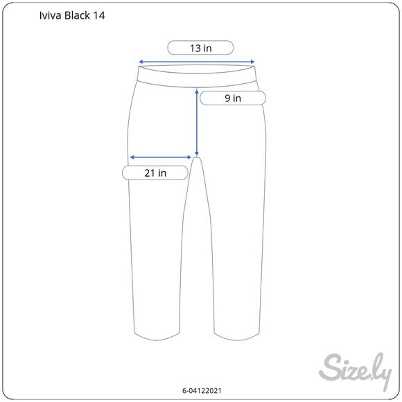 Ivivva Girls Crop Leggings 14 Black Mesh Inserts Security Pocket Active - Picture 9 of 9